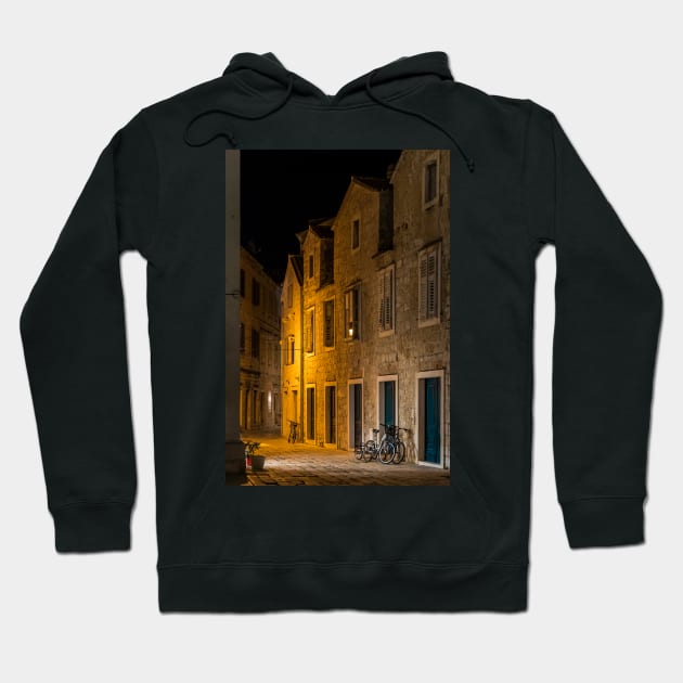 Vis at night, Croatia Hoodie by njones